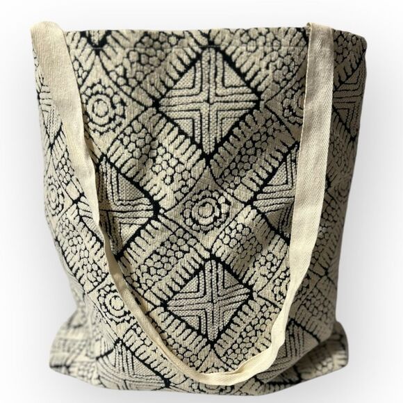 CRYPTON Soft Jacquard Upholstery Fabric Reusable Tote Bag - Picture 3 of 14